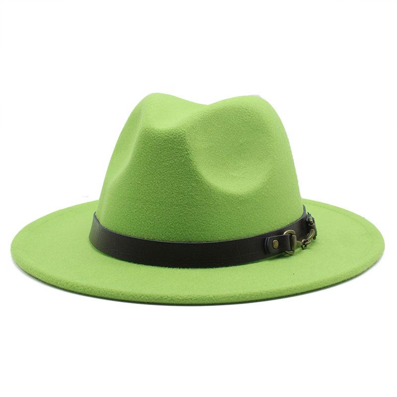 Модная джазовая шляпа, черный шерстяной цилиндр 60 см