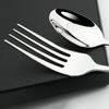 Набор кухонной посуды Нержавеющая сталь Вилка Ложки Ножи Набор столовых приборов Золото 24/16 шт. Серебро Набор столовой посуды 18/10 Нержавеющая сталь