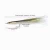 Realistic Fish Eye Surf Candy Fly Lure Stainless Hooks Sea Trout Fly  Saltwater Fishing