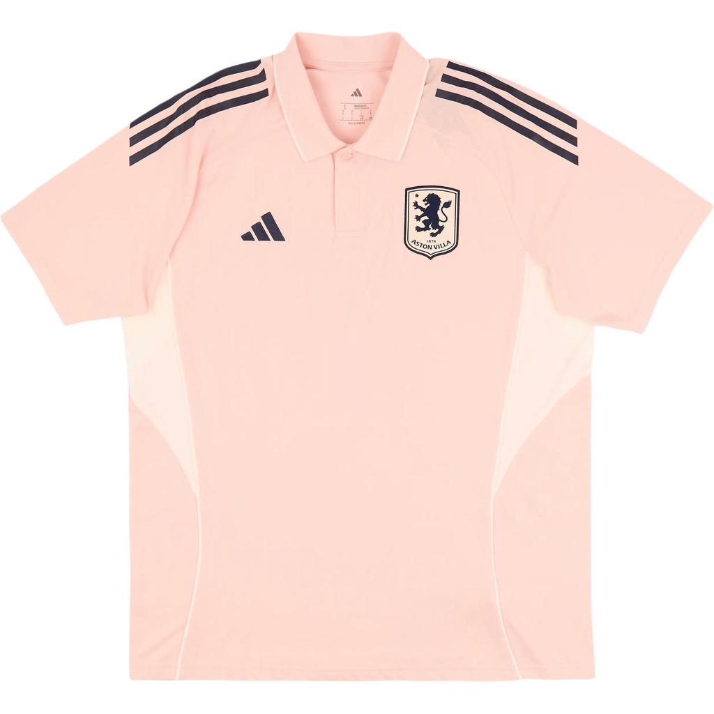 adidas Астон Вилла Сезон 2025-26 Поло с полосками с коротким рукавом Унисекс Поло JY1812