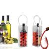 PVC Wine Bottle Freezer Bag Insulated Red Wine Handbag Gel Ice Carrier Holder  Picnic