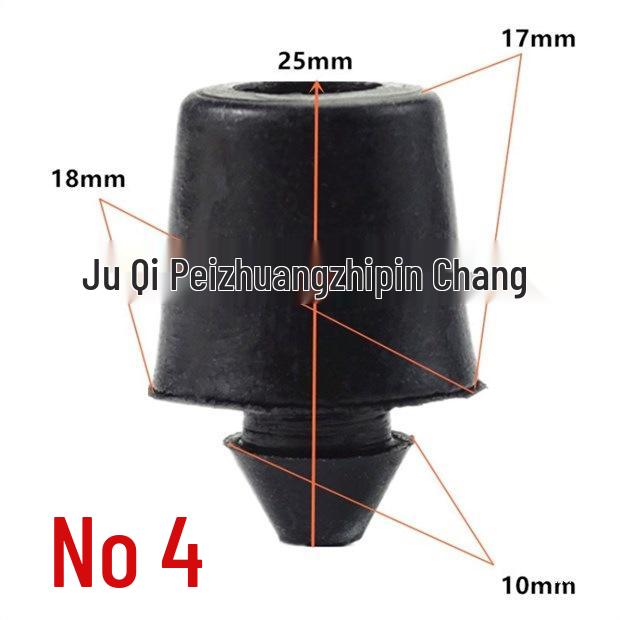 Резиновая заглушка и демпферная накладка двери Hyundai Kia