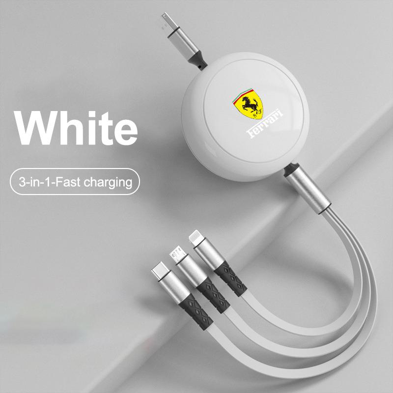 3-в-1 Микро Data Кабель USB Type C Быстрое Зарядное Устройство Кабель Для Ferrari 308 GT4 328 GTB GTS F355 360 Modena F430 458ltalia 488 GTB F8