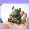 Фигурка коровы из смолы и кристалла с символом удачи для декора рабочего стола Подарок для подростков и взрослых