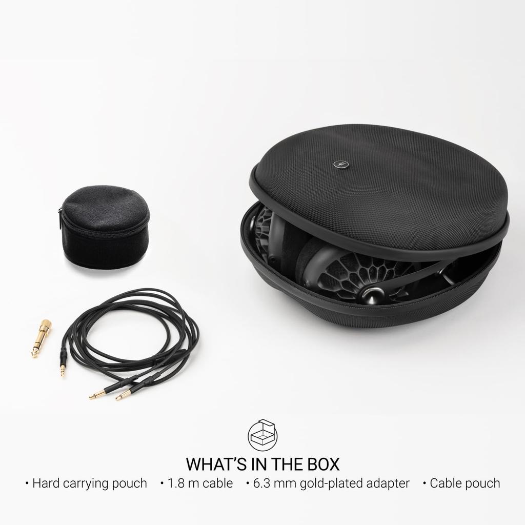 MEZE AUDIO 105 AER Проводные легкие аудиофильские наушники открытого типа с динамическим драйвером 50 мм, низким сопротивлением 42 Ом, кабелем и сумкой для переноски в комплекте