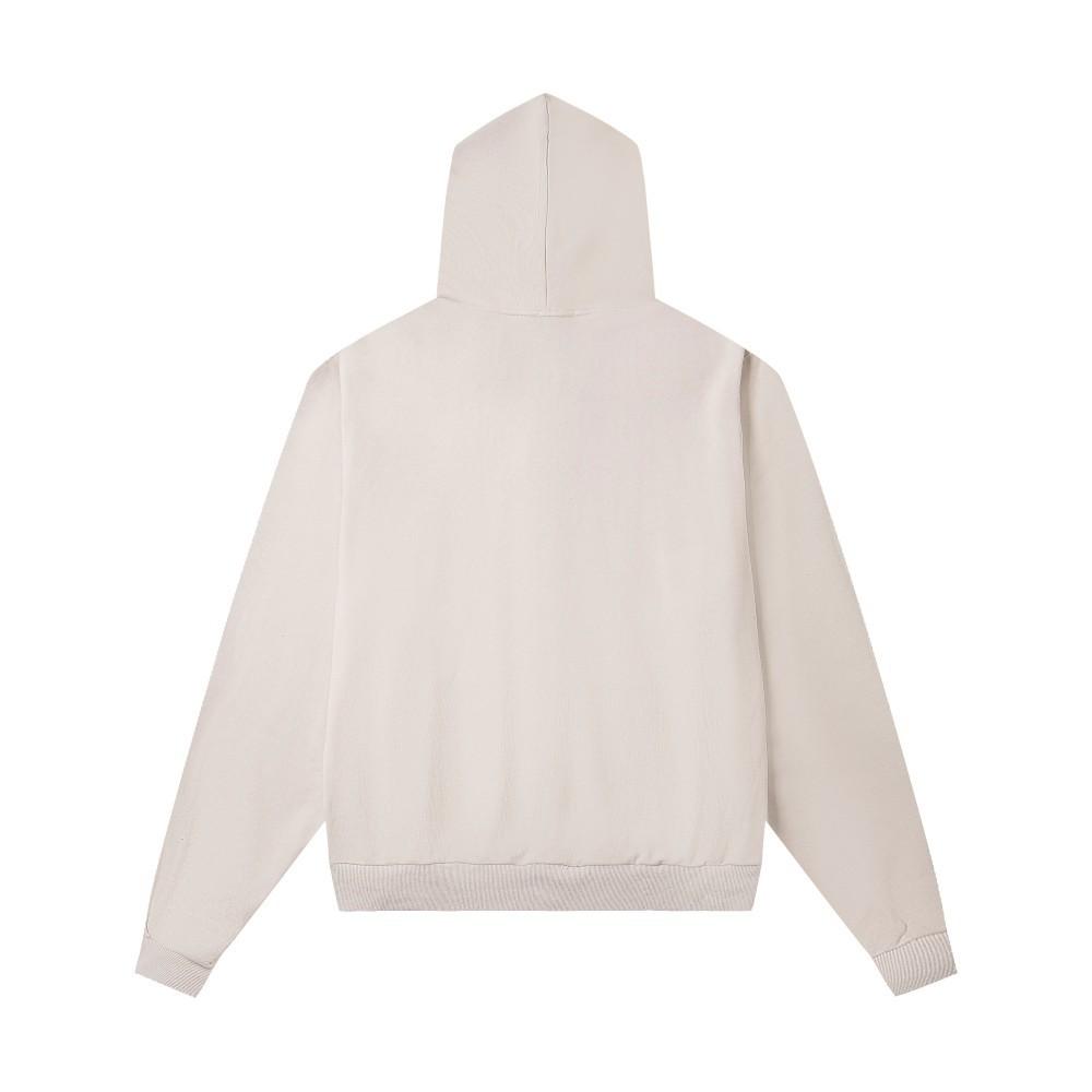 25S cross-border European and American trendy brand MIXED & EMOTION beaded letter hooded sweater men's and women's high street cardigan jacket