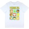 Мужская футболка Peanuts В коробке Дизайн с сеткой персонажей Графический принт Взрослая футболка