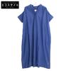 BUNON [BUNON] Navy Thin Cotton Dress Dress L NavyUsed