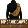 Rothco Crossbody Canvas Sling Coyote One Size Bag, Brown,