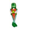 St. Patrick's Day Gnome Decoration Plush Gnome Doll Figurine with Shamrock Handmade Irish Faceless Dwarf Ornament for Table Decor