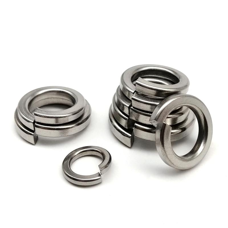 304 Stainless Steel Flat Washer and Split Spring Lock Washer Assortment Set