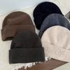 The Big Headed Australian Wool Three Dimensional Letter Embroidered Knitted Hat Is A Versatile and Warm Outdoor Ear-protecting Woolen Cap