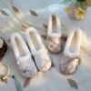 Fa Ran, the New Low-heeled with Cheongsam Hanfu Shoes In the Winter of This Year, Ethnic Cotton Shoes, and Wool Embroidered Shoes.