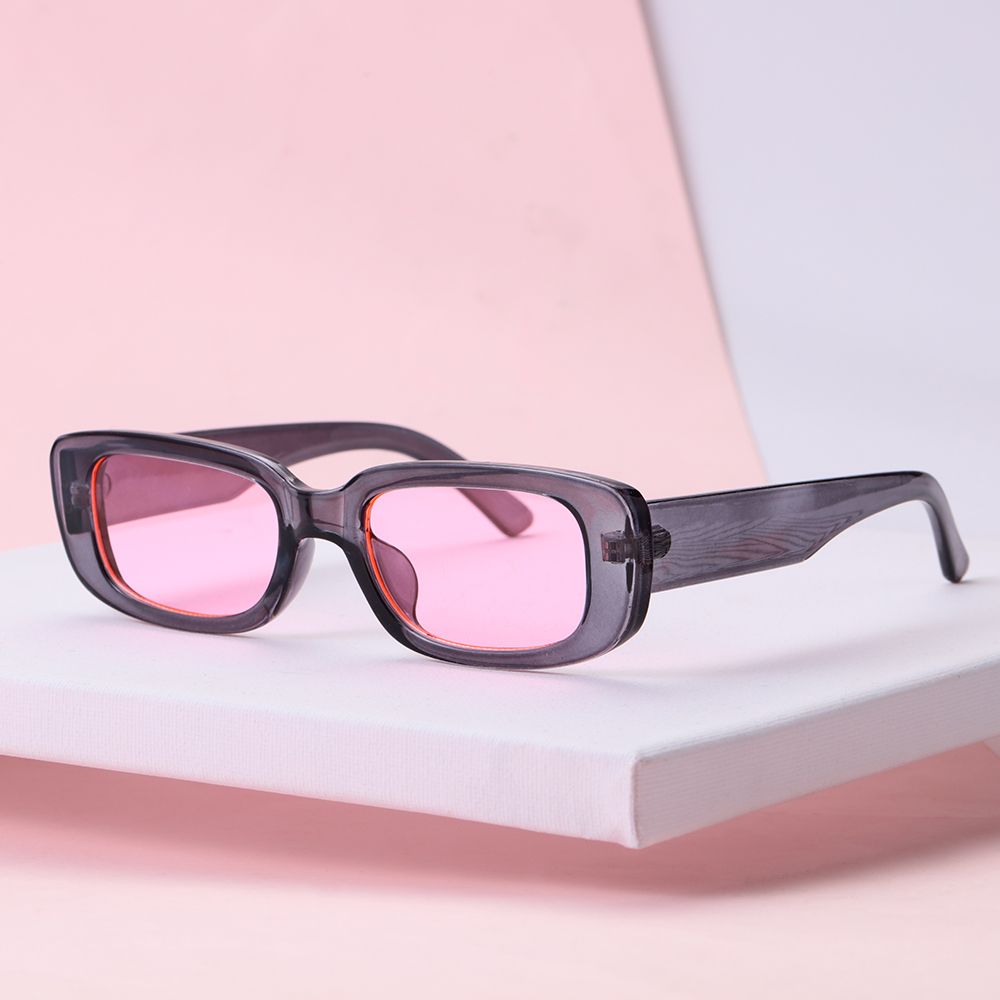 Retro Square Frame Small Rectangle Eyeglasses Women Sunglasses Eyewear Sun Glasses