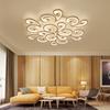Простой современный цветочный лепесток, теплый потолочный светильник для спальни