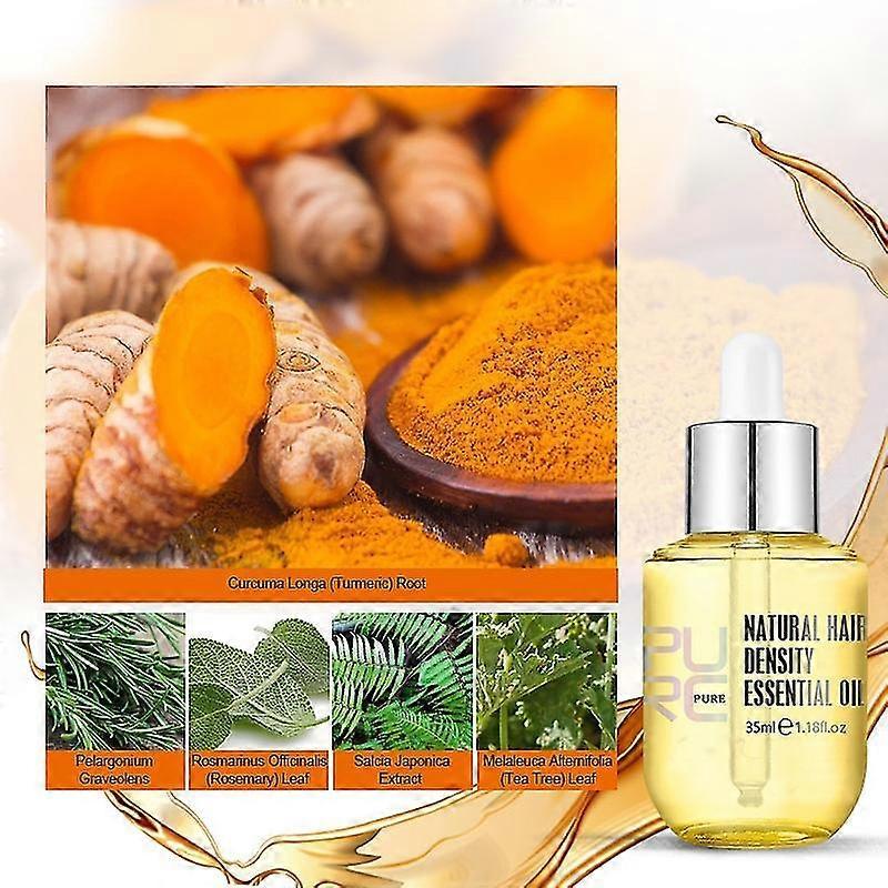 Purc Natural Hair Growth Essence Thickener Regrowth Serum Treatments Oil Fast