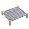 Wood Kitten Sleeping Bed Detachable Cat Bed Practical Pet Camp Bed  Living Space