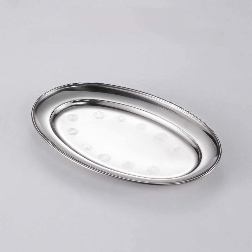 Shallow Design Oval Fish Plates Multi-Size Barbecue Trays Cold Food Plates Cold Food Serving