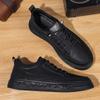 Модные молодежные подростковые кожаные туфли, модные дизайнерские мужские кроссовки, простые теннисные туфли на каждый день, мужские кроссовки из вулканизированной кожи на шнуровке