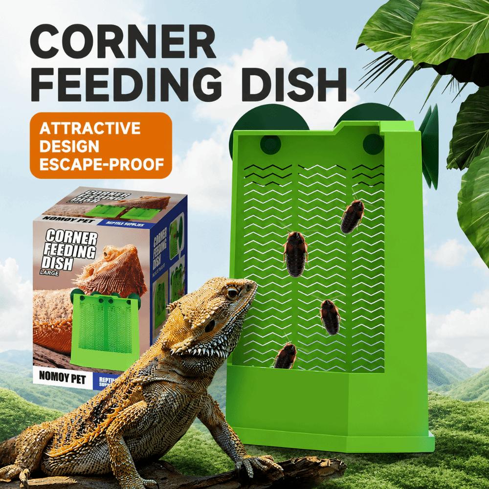 Plastic Live Insect Dish Suspendable Design Lizard Food Tray Predator Feeder Bearded Dragon Feed