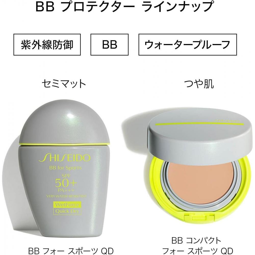 Shiseido BB-пудра для защиты от солнца Sun Care BB Compact For Sports Qd Сменный блок Medium Dark 12г Spf50+ Pa+++
