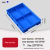 Multi-Compartment Rectangular Plastic Storage Box