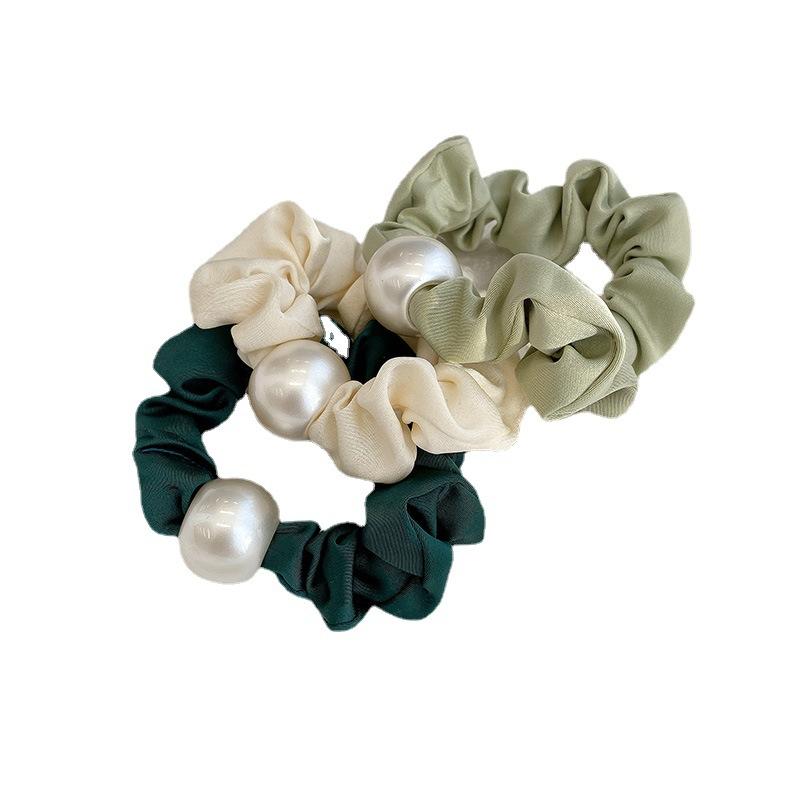 Женская эластичная резинка-скранчи со стразами, леопардовая, кофейная и черная