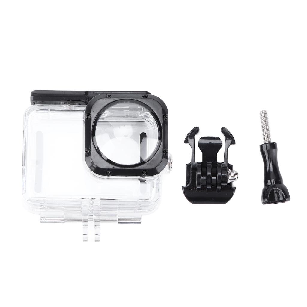 45M Waterproof Housing Diving Protective Case with Base for Hero 9 Max Wide Angle Lens