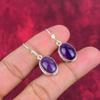 Серьги с аметистом, ювелирные изделия из драгоценных камней, серьги из цельного серебра 925 пробы, подарок для женщин, серьги ручной работы