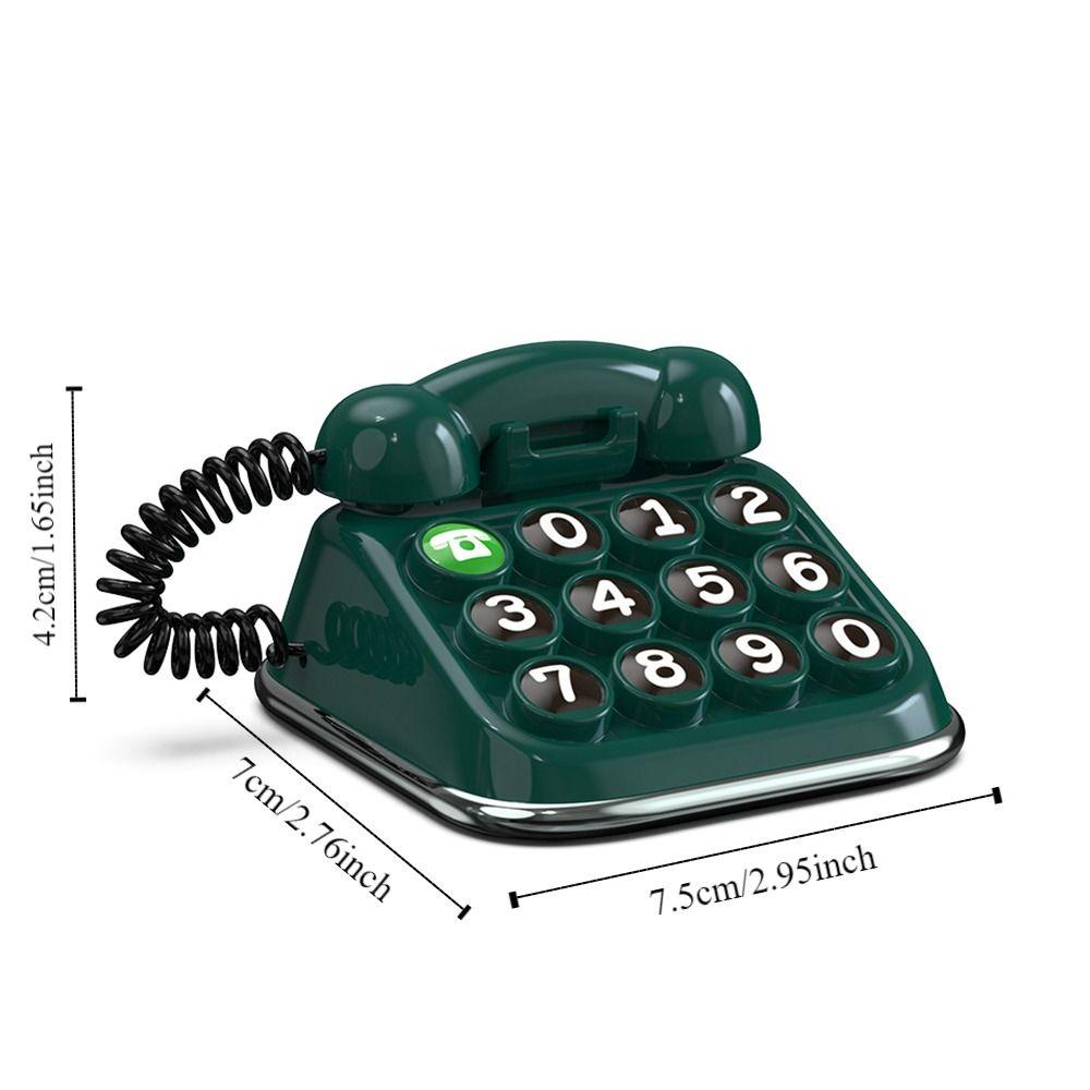 Keyboard Car Dashboard Ornament Retro Car Phone Number Sign Car Interior Accessories