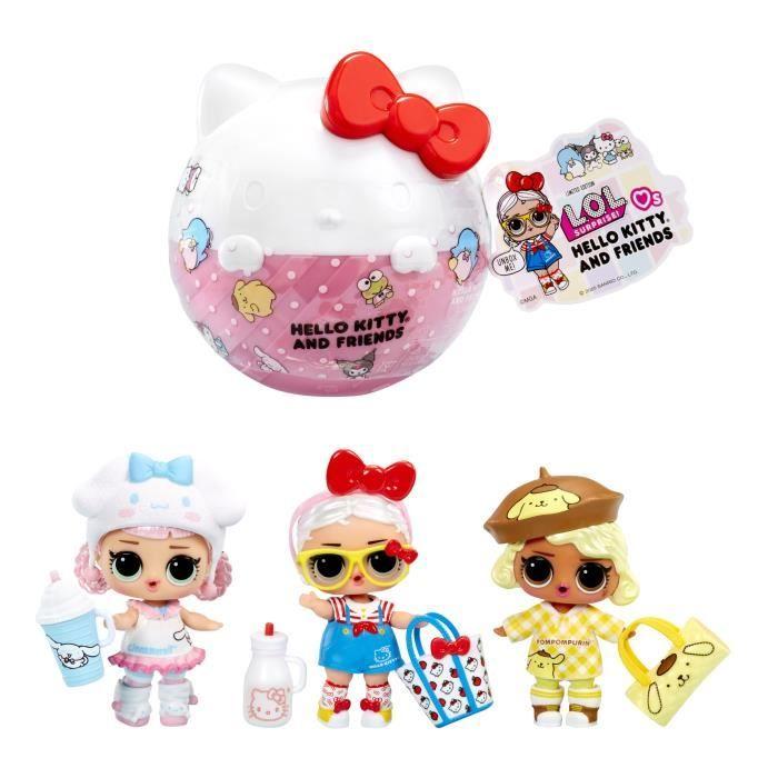L.O.L. Surprise! - Loves Hello Kitty and Friends - 1 Poupée, Tenues et Accessoires, Emballage Opaque, 8 Poupées à collectionner