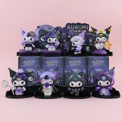 Sanrio Kuromi Слепой бокс Серия Мафия Фигурки Куклы Аниме Фигурки Сюрприз Пакет Милая Модель Коллекция для фанатов BlindToy