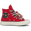 Converse Chuck 70 High X-Mas Пряничный человечек и вязаный носок - Красные Унисекс Кроссовки Midnight-Clover Egret A12454C