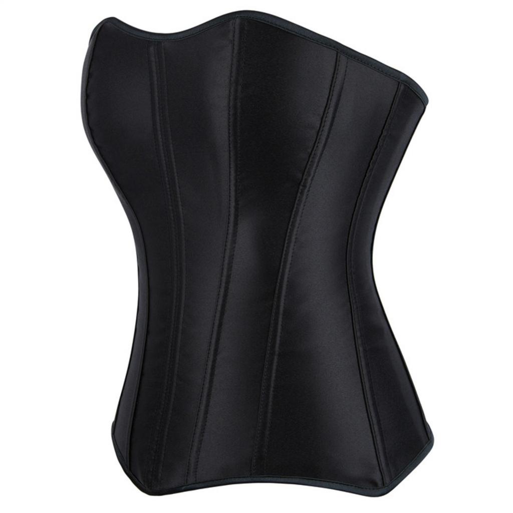 Women's  Sexy LaceBack Zip Corset Top Bustier G-string Body Shapewear