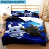 3PCS Dragon's Glimmering Fish 3pcs Bedding,Including 3PCS Duvet Cover And 2pcs Pillowcases Perfect for Christmas,Ideal for Bedroom, Dormitory