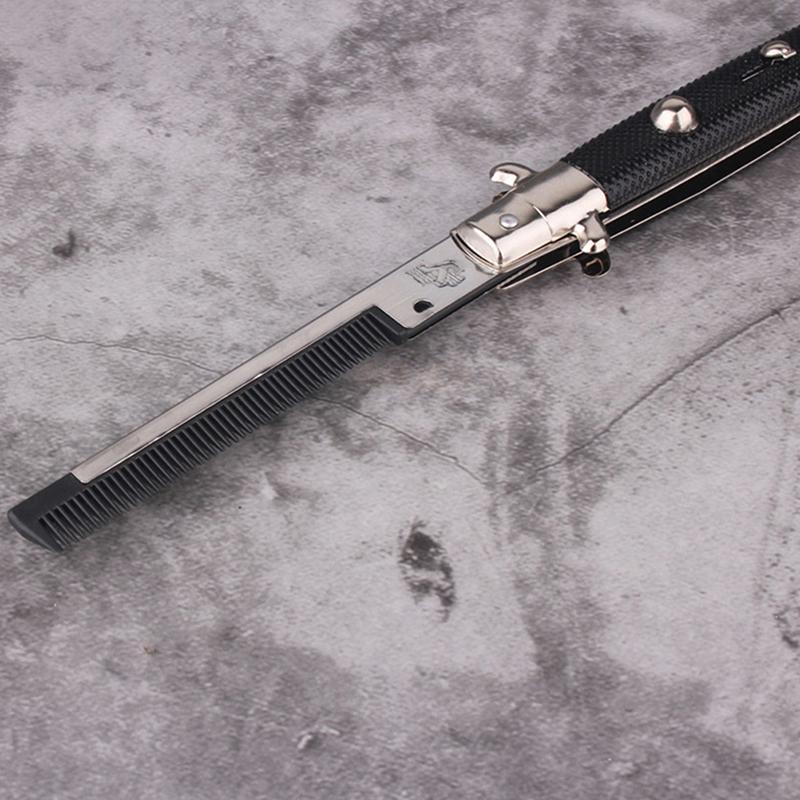 Расческа Карманная щетка для волос Автоматическая карманная складная расческа для бороды и усов