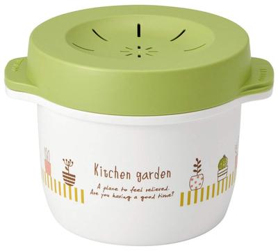 Микроволновая печь Skater Паровая рисоварка Kitchen Garden xx 13 см Сделано в Японии MWMR1 18.2 15.2