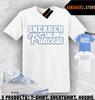 Футболка в тон AJ 4 Aluminum Forget Me Not Match Sneaker Princess 4s Футболка