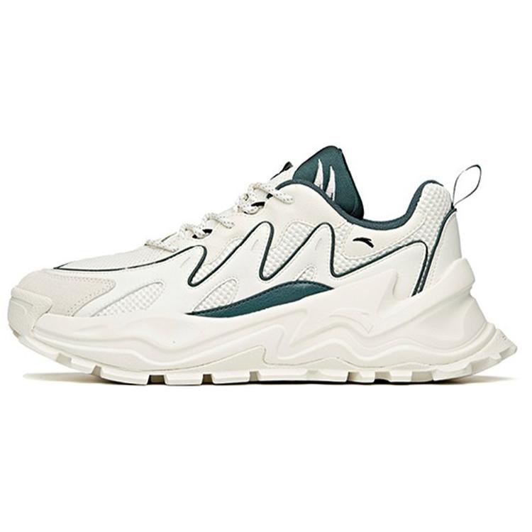 Anta Hot Textile, Synthetic Leather Cushioning Slip Resistant Abrasion Resistant Breathable Low top Chunky Sneakers 912118886-1