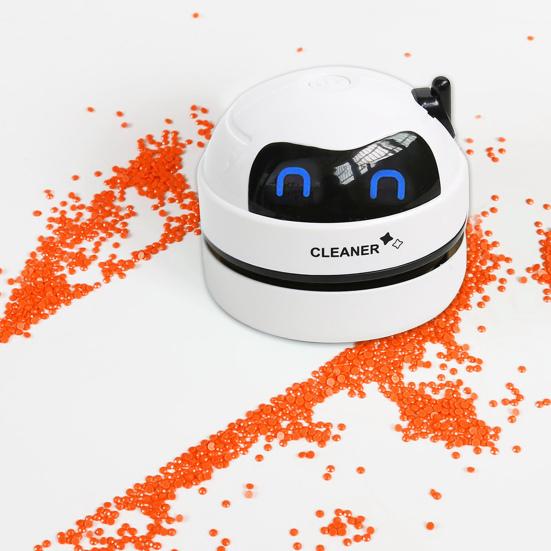 Мини-настольный пылесос, милый сильный всасывающий USB-зарядка, настольная клавиатура, алмазная живопись, стразы, пылесборник, подметальная машина, инструмент