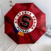 Узор AC Sparta Praha, автоматический складной зонт, портативная и складная конструкция, 8 спиц, рождественский или день рождения подарок.