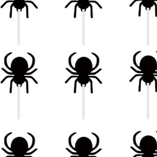 12 шт. Хэллоуинские топперы для кексов Черный паук Череп Летучая мышь Белый призрак Пики для торта для Хэллоуинской тематической вечеринки по случаю дня рождения