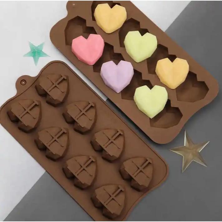 Forma Silicon Chocolate Candy Mold 19x10cm Brown TopBazar Baking Decorating Tool