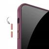 Case for iPhone 14 Pro Magsafe Magmat Reinforced Case Burgundy + Glass