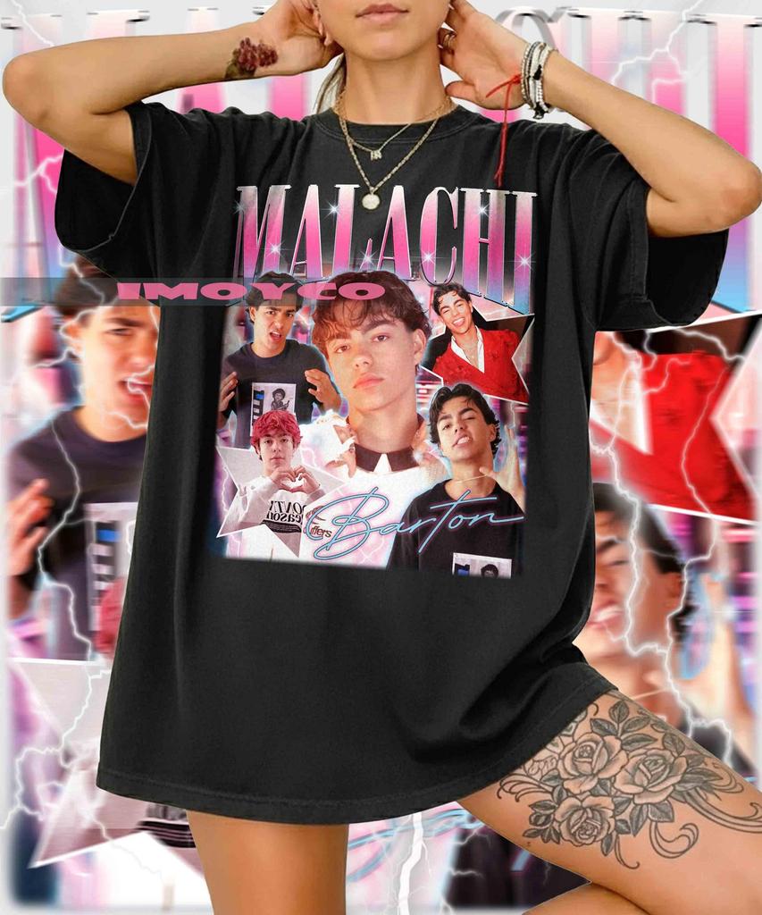 Malachi Barton Vintage Style T-Shirt, Actor Fan Tee