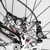 Bicycle brake Conversion Seat Dual Disc Brake Adapter Kit For shimano sram 203mm/220mm otors Oil Pipe Divider Cycling PartsBicyc
