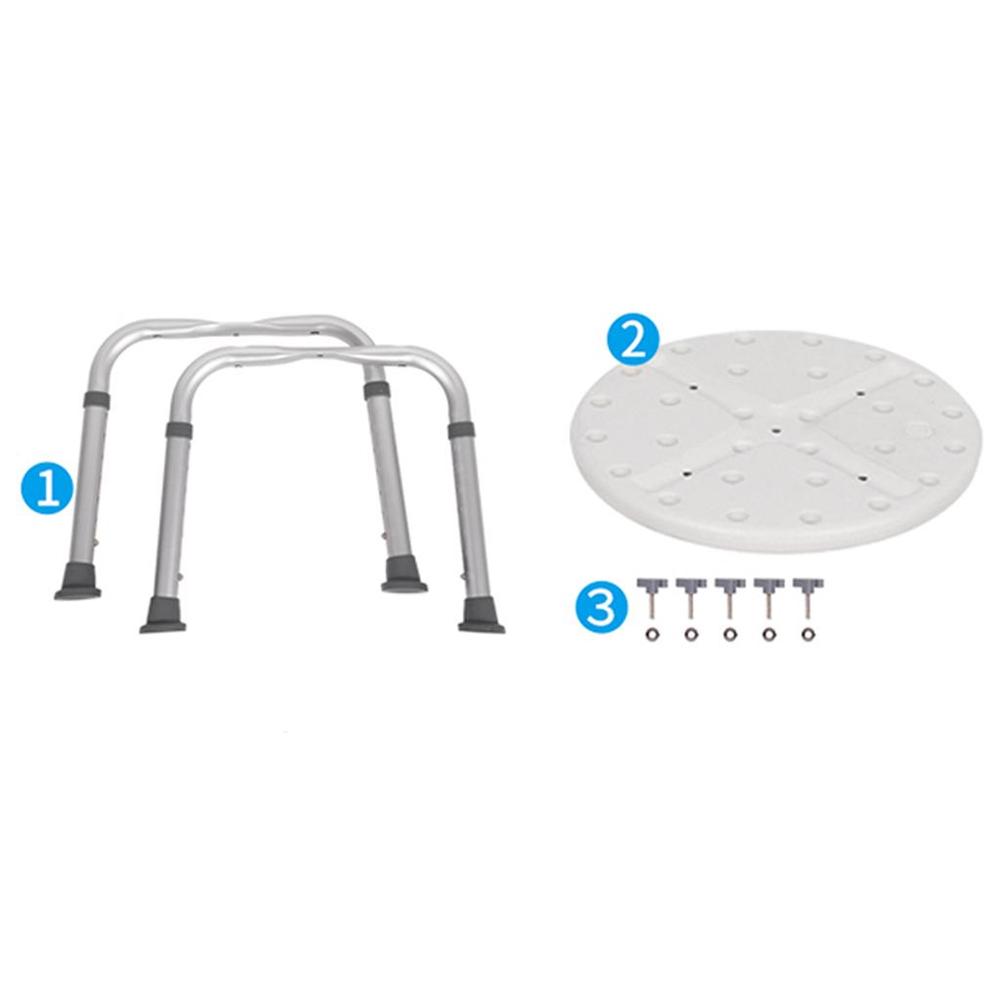 Оригинальное название: Пожилой Стул Для Ванны Из Алюминиевого Сплава Беременная Женщина Табурет Для Ванной Комнаты Нескользящий Табурет Для Душа Белый