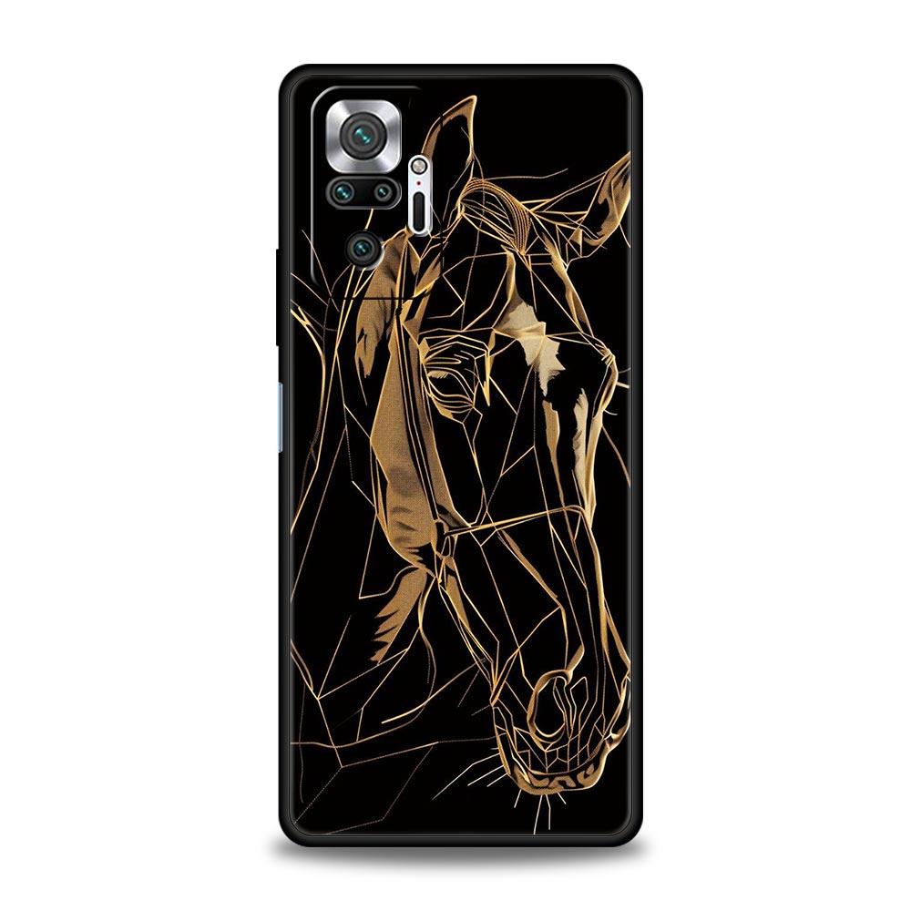 Чехол для телефона для Xiaomi Redmi Note 14 13 12 5G 11 10 Pro Plus 4G 9S 9 14C 13C 12C 10C 9C 9A Мягкий ТПУ Чехол Арт животное тигр