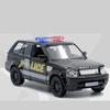 1/36 масштаб Land Rover Range Rover Police SUV, игрушечный автомобиль из сплава, литая под давлением модель автомобиля, игрушка с откатом для детей, подарки, коллекция игрушек