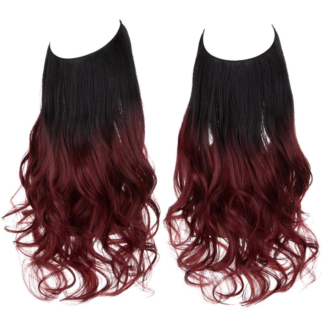 Wigs Have A Large Amount Of Hair, U-Shaped Hair Extensions, Women'S Fishing Line Wigs, Invisible Natural Long Curly Hair